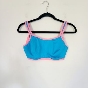 Natori Blue Sports Bra Size 34 D